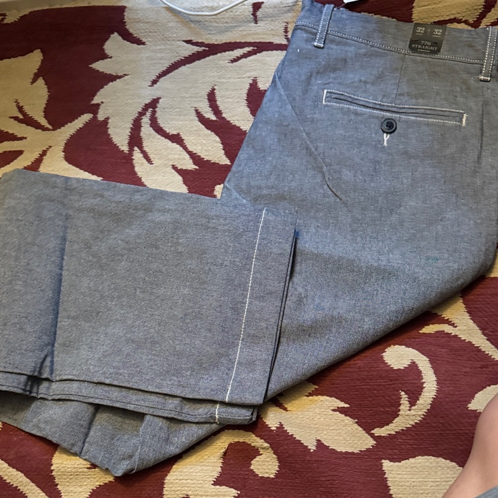 J. Crew Men's Gray Dress Pants - Tailored Straight Fit